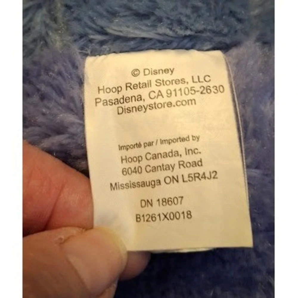 Disney Store Eeyore Plush Winnie the Pooh Blue Stuffed Animal Detachable Tail